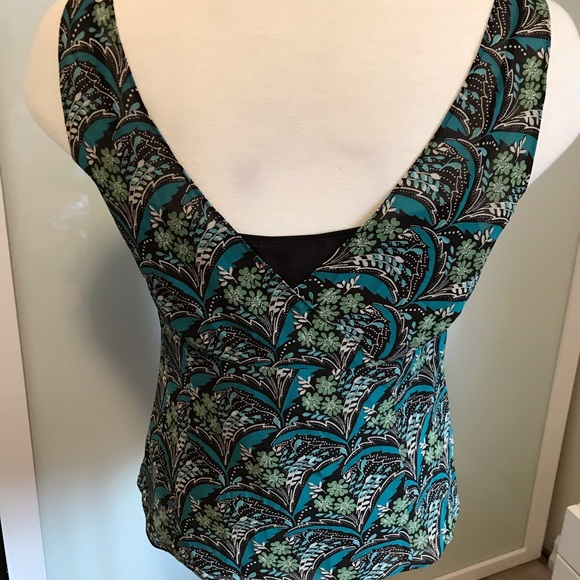 Ann Taylor LOFT Sleeveless Floral Top - Picture 4 of 4